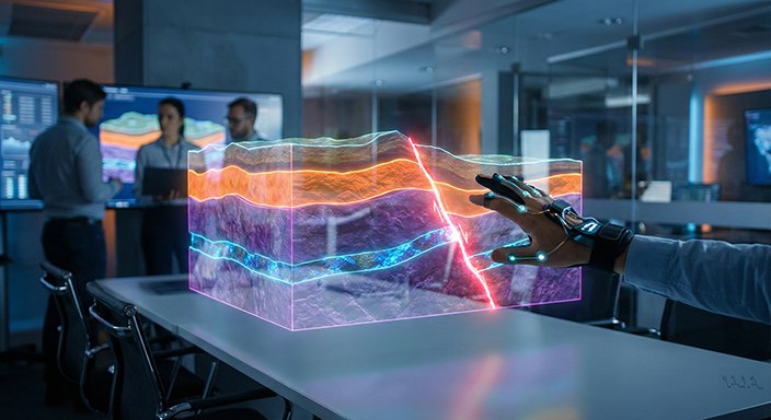 Karma Gerçeklik ile Jeolojik Modelleme